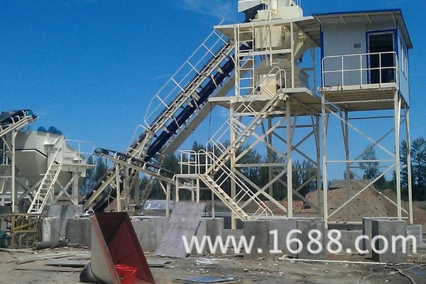 出售转让二手泽宇重工HLS90混凝土搅拌站