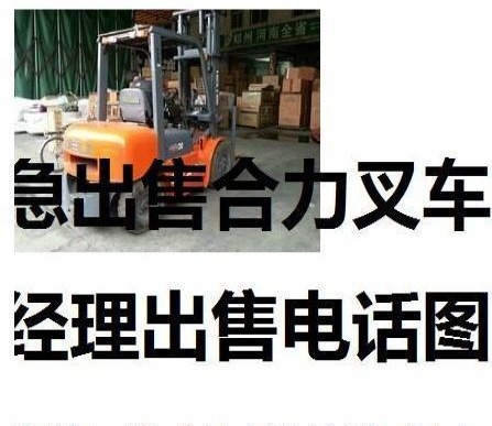 大理出售转让二手合力电动叉车