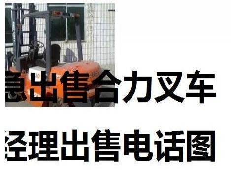 本溪市出售转让二手合力电动叉车