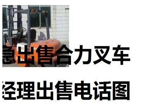 池州市出售转让二手合力电动叉车