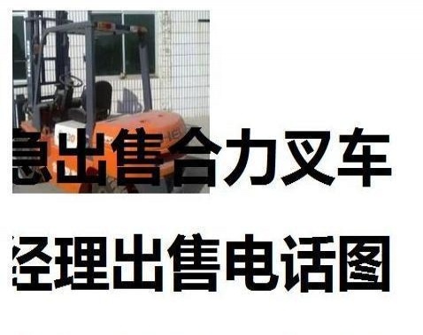 白城市出售转让二手合力电动叉车