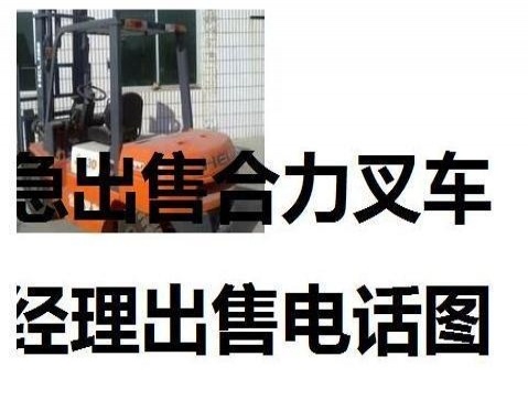 阿里地区出售转让二手合力电动叉车