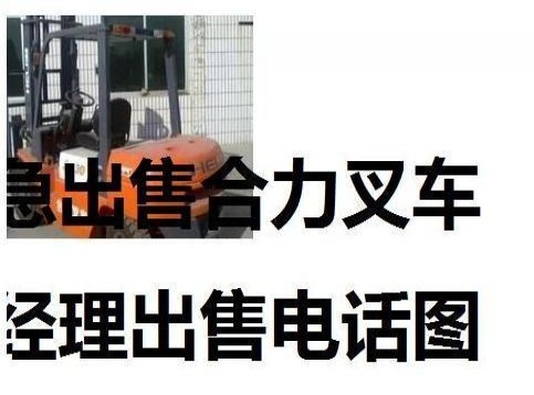 本溪市出售转让二手合力电动叉车