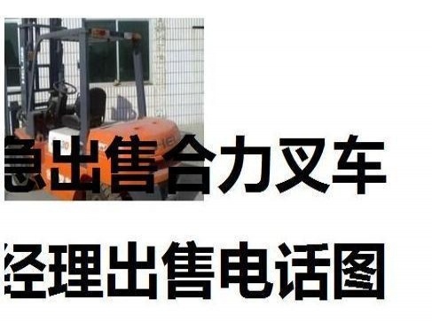本溪市出售转让二手电动叉车