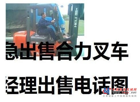 白城市出售转让二手合力电动叉车