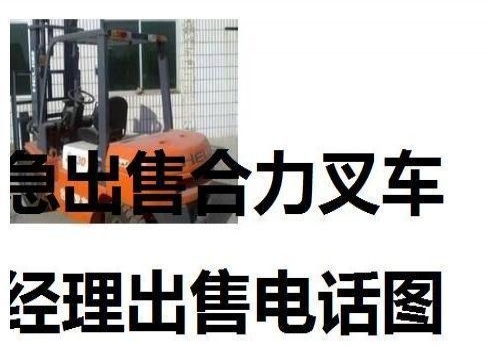 承德市出售转让二手合力电动叉车