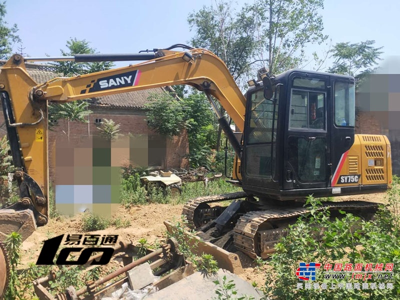 郑州市出售转让二手2529小时2017年三一SY75C挖掘机