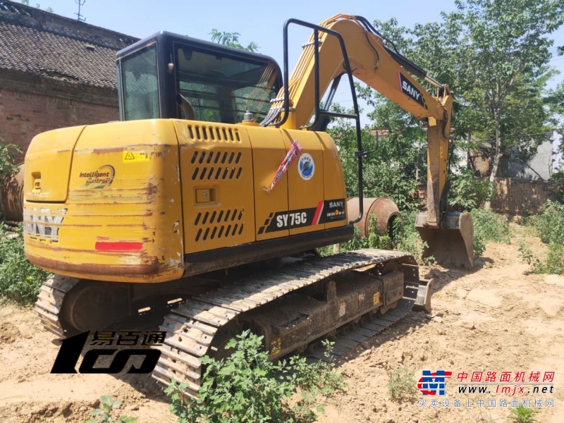 郑州市出售转让二手2529小时2017年三一SY75C挖掘机