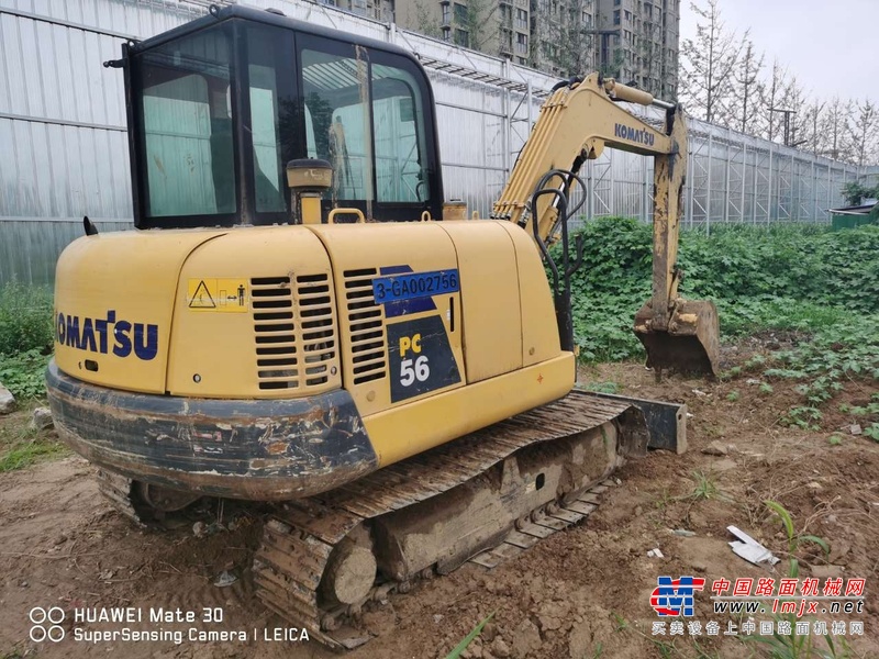 郑州市出售转让二手3902小时2017年小松PC56-7挖掘机