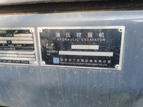 徐州市出售转让二手不详小时2018年徐工XE305D挖掘机
