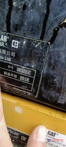 徐州市出售转让二手不详小时2018年卡特彼勒313挖掘机