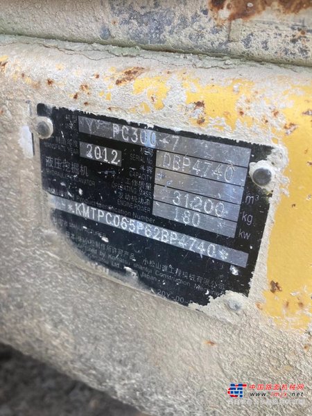 徐州市出售转让二手不详小时2012年小松PC300-7挖掘机