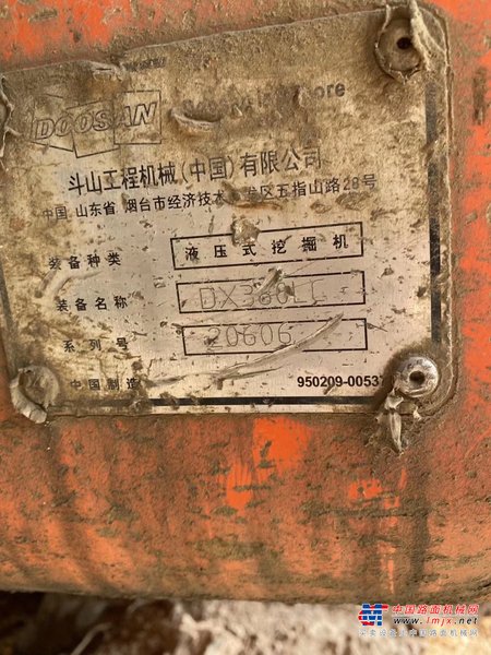 徐州市出售转让二手不详小时2013年斗山DX380挖掘机