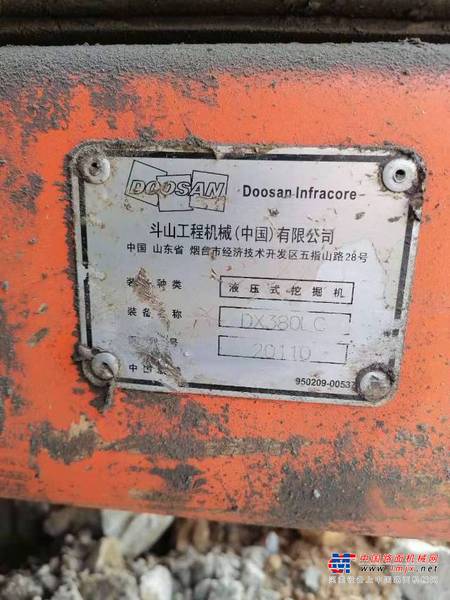 徐州市出售转让二手不详小时2012年斗山DX380挖掘机