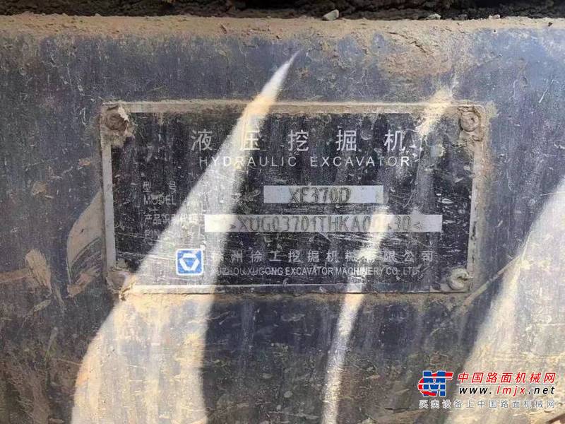 徐州市出售转让二手不详小时2018年徐工XE370D挖掘机