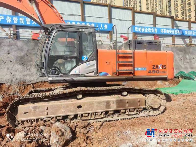 徐州市出售转让二手不详小时2018年日立ZX490挖掘机