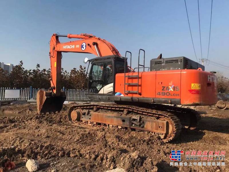 徐州市出售转让二手不详小时2017年日立ZX490挖掘机