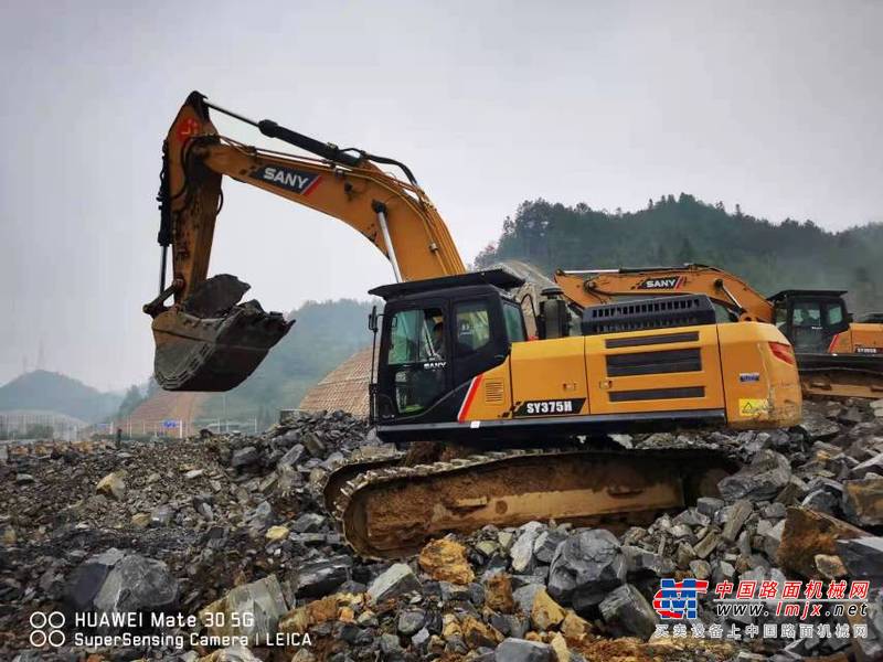 徐州市出售转让二手不详小时2019年三一重工SY375挖掘机