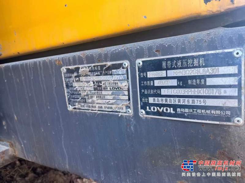 徐州市出售转让二手不详小时2018年雷沃重工FR480E挖掘机