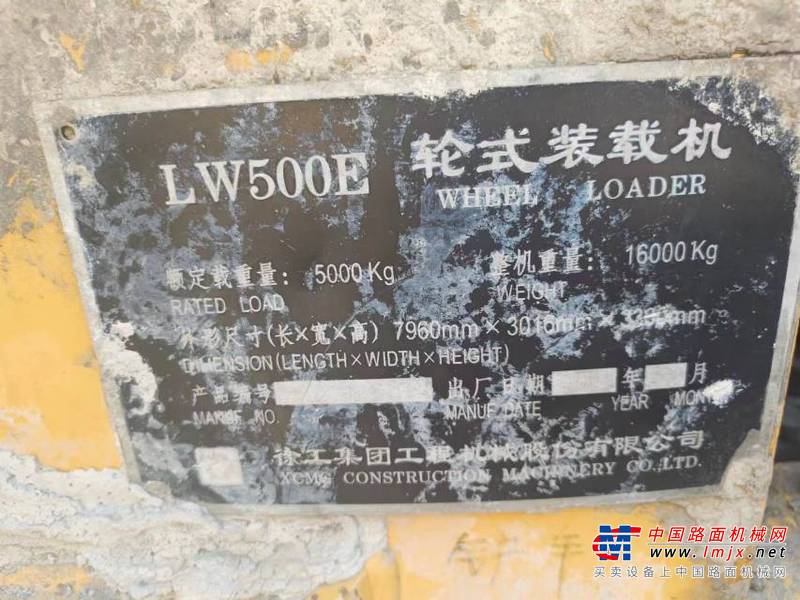 赣州市出售转让二手不详小时2012年徐工LW500E装载机