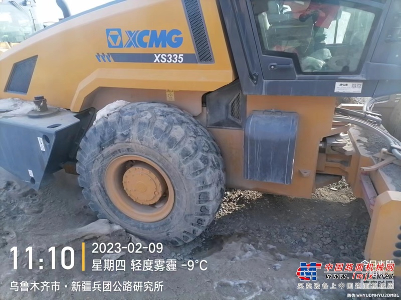 出售转让二手不详小时2019年徐工XS335单钢轮压路机