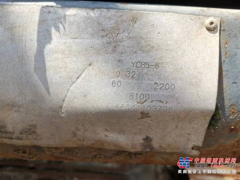 沈阳市出售转让二手不详小时2010年玉柴YC85挖掘机