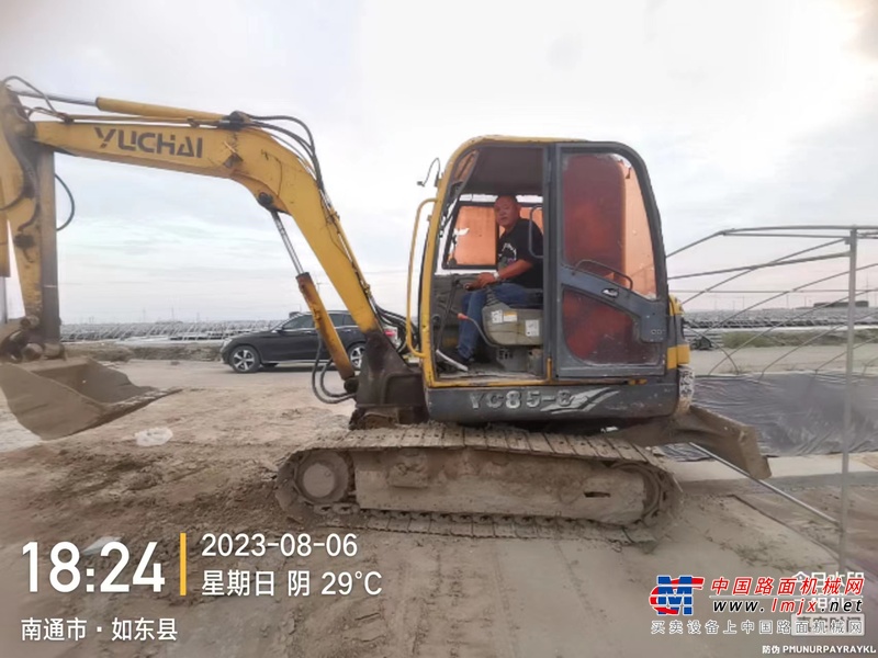 南通市出售转让二手不详小时2010年玉柴YC60-8挖掘机