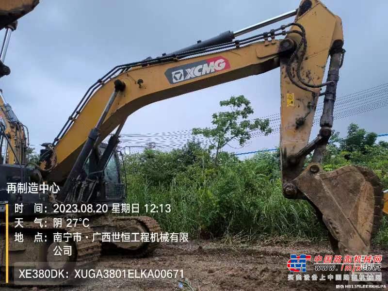南宁市出售转让二手不详小时2020年徐工XE380DK挖掘机