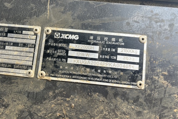 淮安市出售转让二手不详小时2023年徐工XE200GH挖掘机