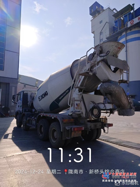 陇南市出售转让二手不详小时2021年徐工G4804B搅拌运输车