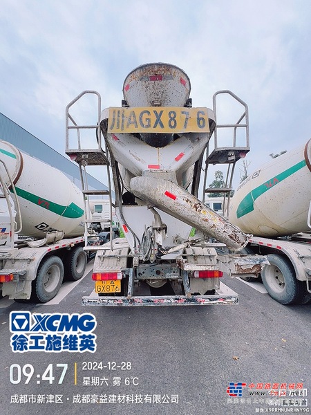 徐州市出售转让二手不详小时2022年徐工G4801B搅拌运输车