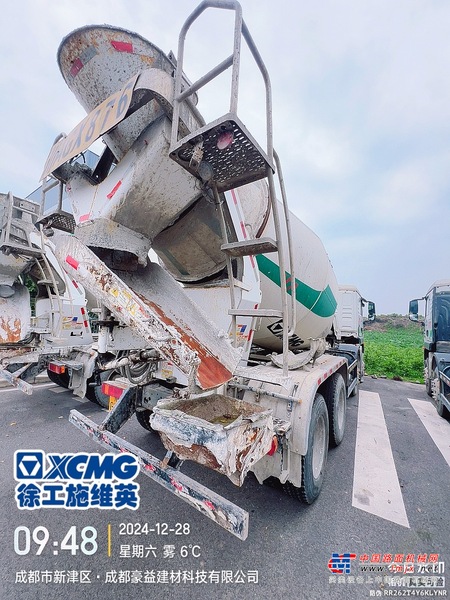 徐州市出售转让二手不详小时2022年徐工G4801B搅拌运输车