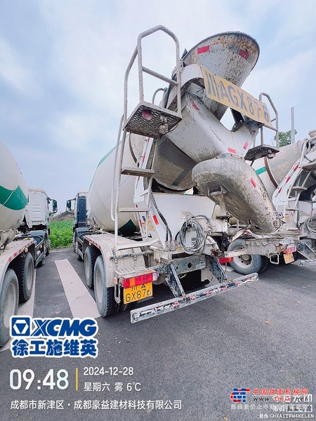 徐州市出售转让二手不详小时2022年徐工G4801B搅拌运输车