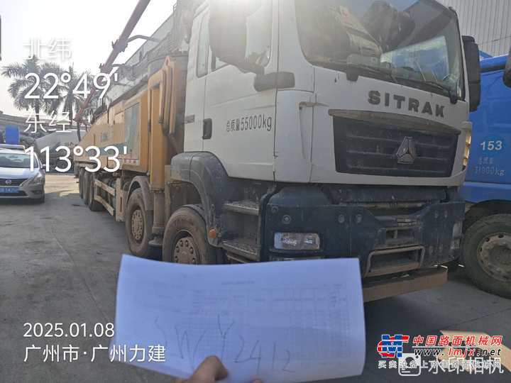 广州市出售转让二手不详小时2022年徐工HB69V泵车
