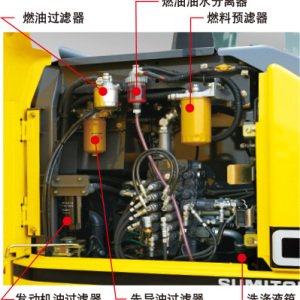 【多图】住友SH220LC挖掘机燃料堵塞减少细节图_高清图