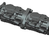 【高品質柱塞泵】大排量雙變量柱塞泵，質量穩定可靠。最大卷揚速度145m/min，最大回轉速度3r/min，作業效率高。