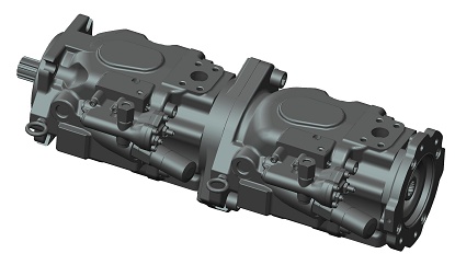 【高品質柱塞泵】大排量雙變量柱塞泵，質量穩定可靠。最大卷揚速度145m/min，最大回轉速度3r/min，作業效率高。