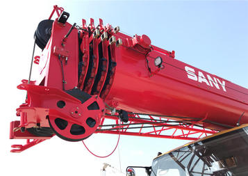 【多圖】三一STC250T5-1汽車起重機超強主臂細節圖_高清圖
