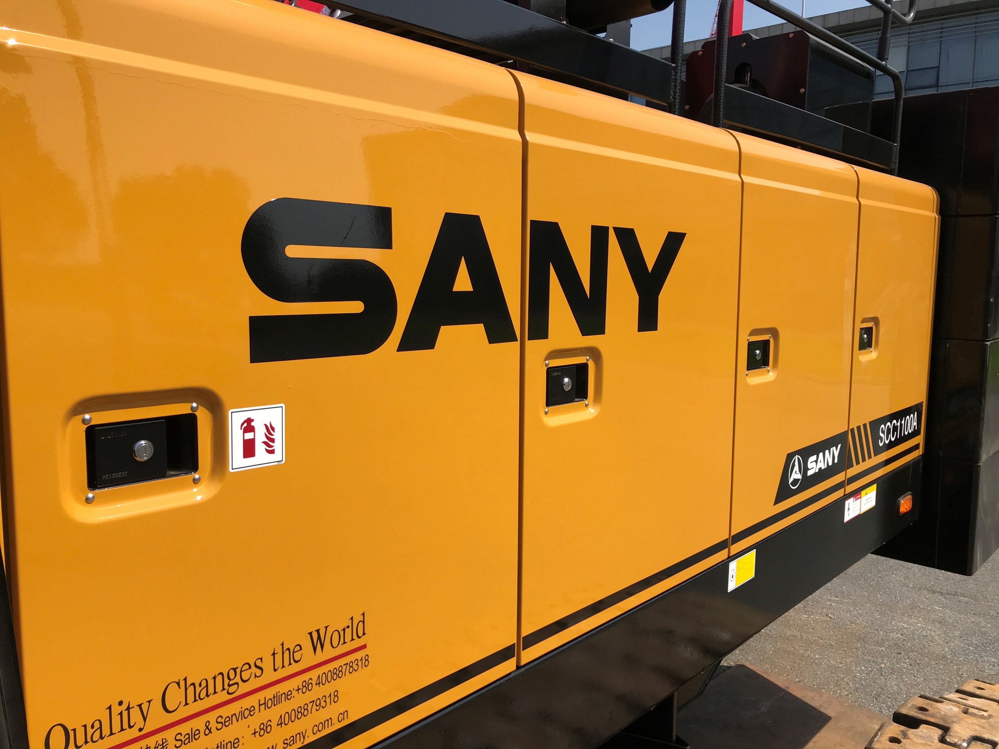 【多图】【720° VR Display】Sany SCC1100A Crawler CraneExcellent painting process细节图_高清