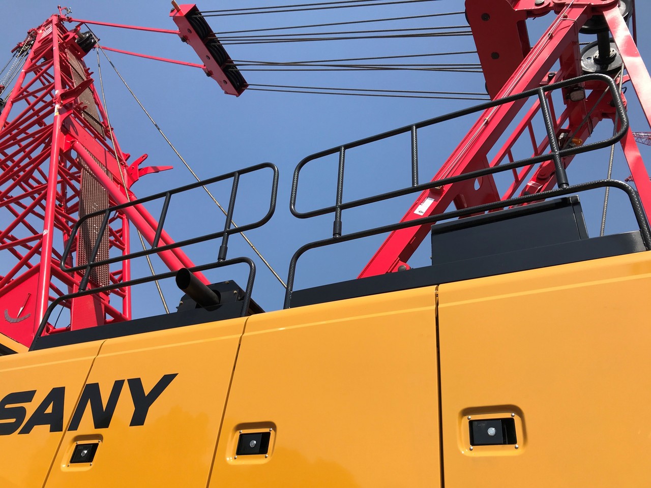 【多图】【720° VR Display】Sany SCC1100A Crawler CraneSafety guard rails细节图_高清图