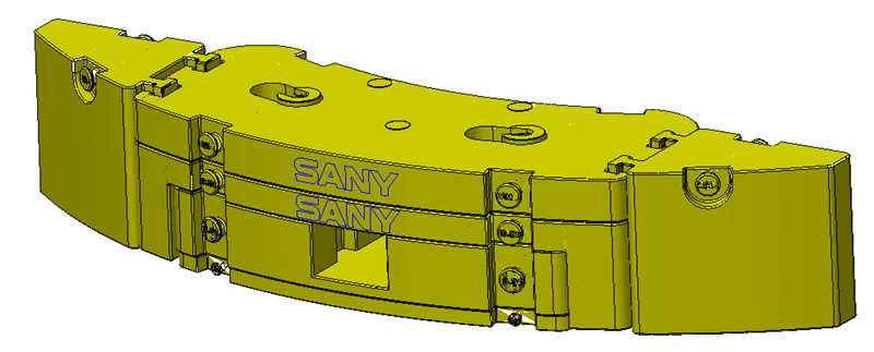 【多图】【720° VR Display】 Sany SAC1300S All-terrain CraneCounterweight细节图_高清图