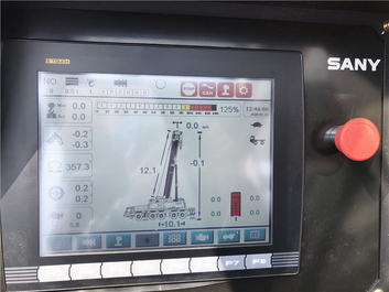 【多图】【720° VR Display】 Sany SAC1500S All-terrain Crane10.4’’ color display screen