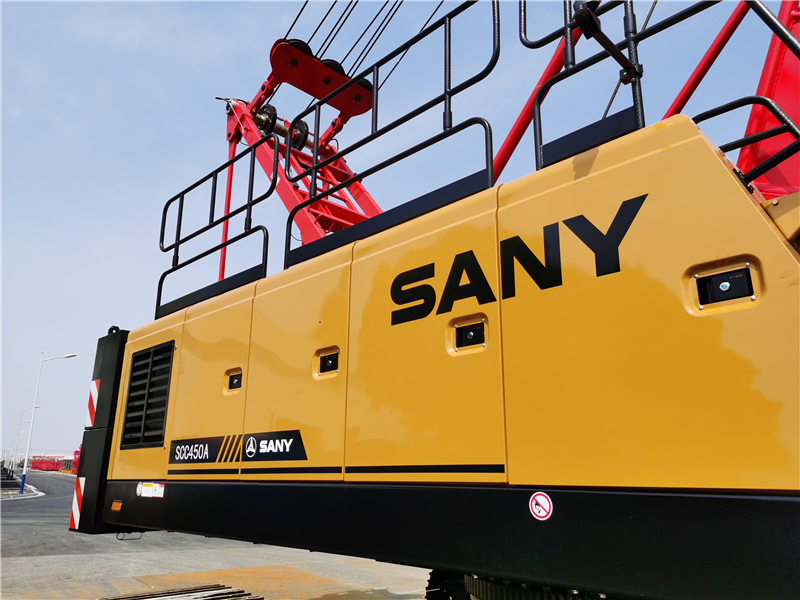 【多图】【720° VR Display】 Sany SCC450A Crawler CraneCorrosion-resistant painting细节图_