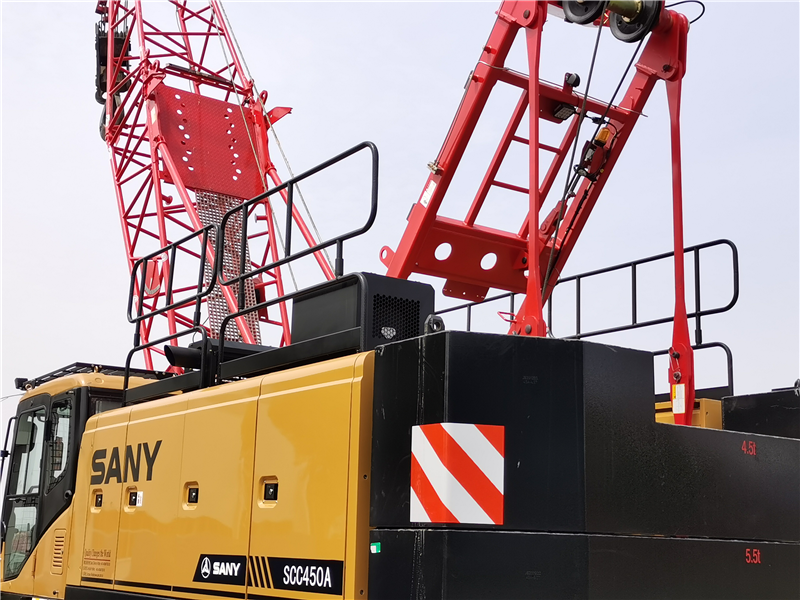 【多图】【720° VR Display】 Sany SCC450A Crawler CraneSafety guardrails细节图_高清图