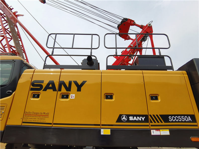 【多图】【720° VR Display】 Sany SCC550A Crawler CraneSafety guardrails细节图_高清图