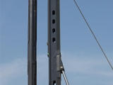【高強鋼板】桅杆采用高強鋼板，輕量化設計。