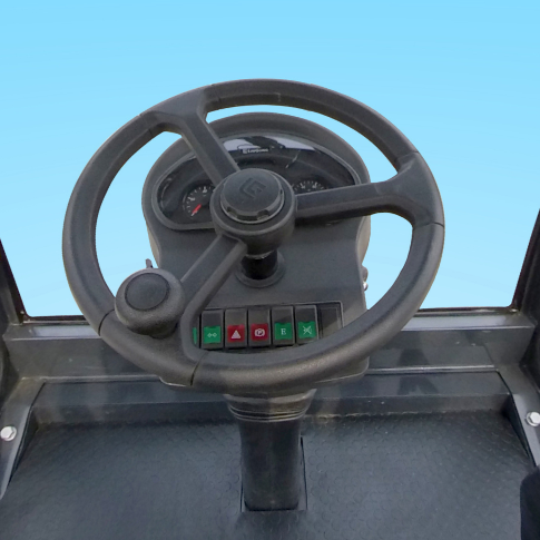 柳工 6622E-雙驅 全液壓單鋼輪壓路機駕駛室