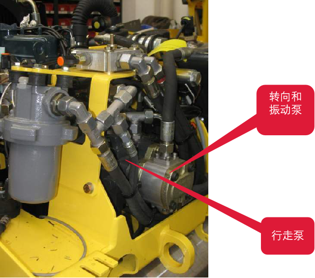 【多圖】寶馬格 BW120AD-5壓路機液壓係統細節圖_高清圖