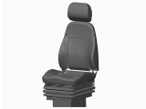 【减震座椅】1.真皮悬浮座椅，减震性好；
2.高靠背设计，减缓疲劳；
3.多角度调节，驾乘舒适。