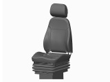 【减震座椅】1.真皮悬浮座椅，减震性好；
2.高靠背设计，减缓疲劳；
3.多角度调节，驾乘舒适。